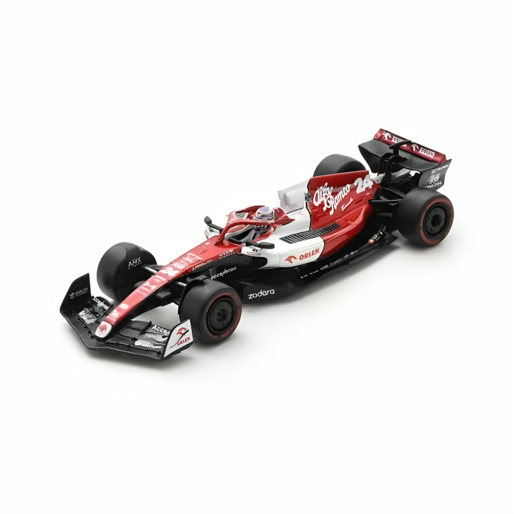 Sparky Scale 1:64 - Alfa Romeo F1 Team ORLEN C42, 6th Place, 2022 Bahrain GP
