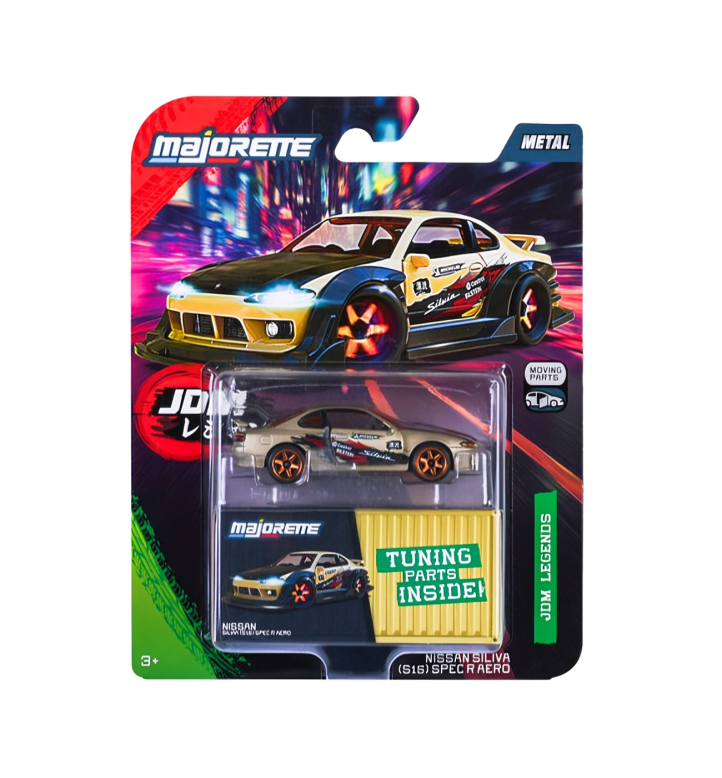 Majorette JDM Legends Deluxe Scale 1:64 - Nissan Silvia (S15) Spec R Aero
