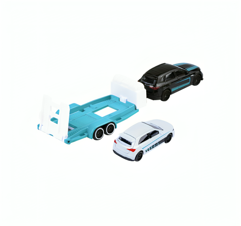 Majorette Mercedes-AMG  Deluxe Trailer Scale 1:64 - Mercedes-AMG [GLC 63 S + A 35]