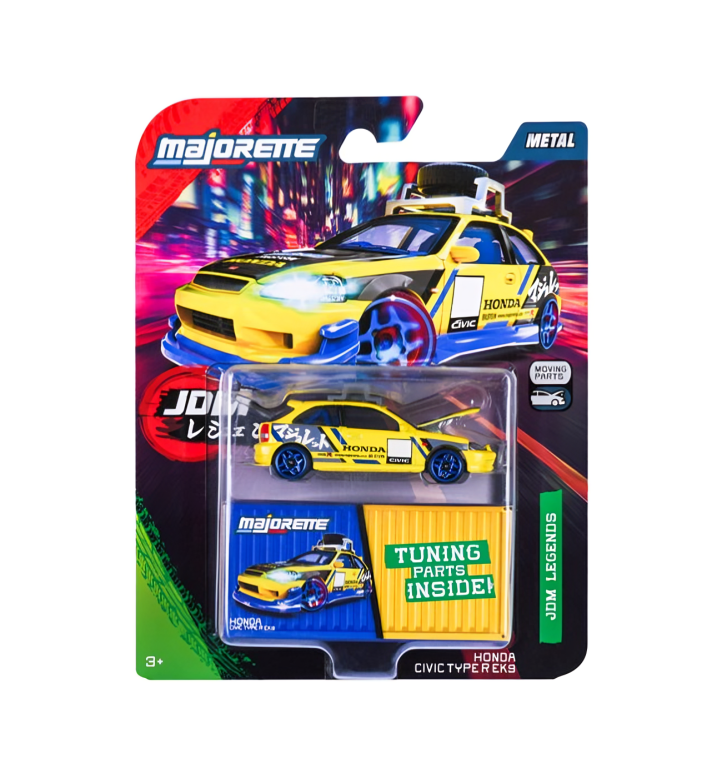Majorette JDM Legends Deluxe Scale 1:64 - Honda Civic Type R EK9