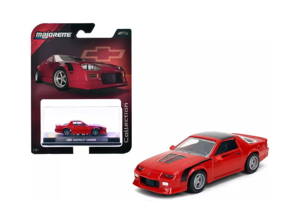 Majorette Diecast Collection Scale 1:64 - 1985 Chevrolet Camaro - Red