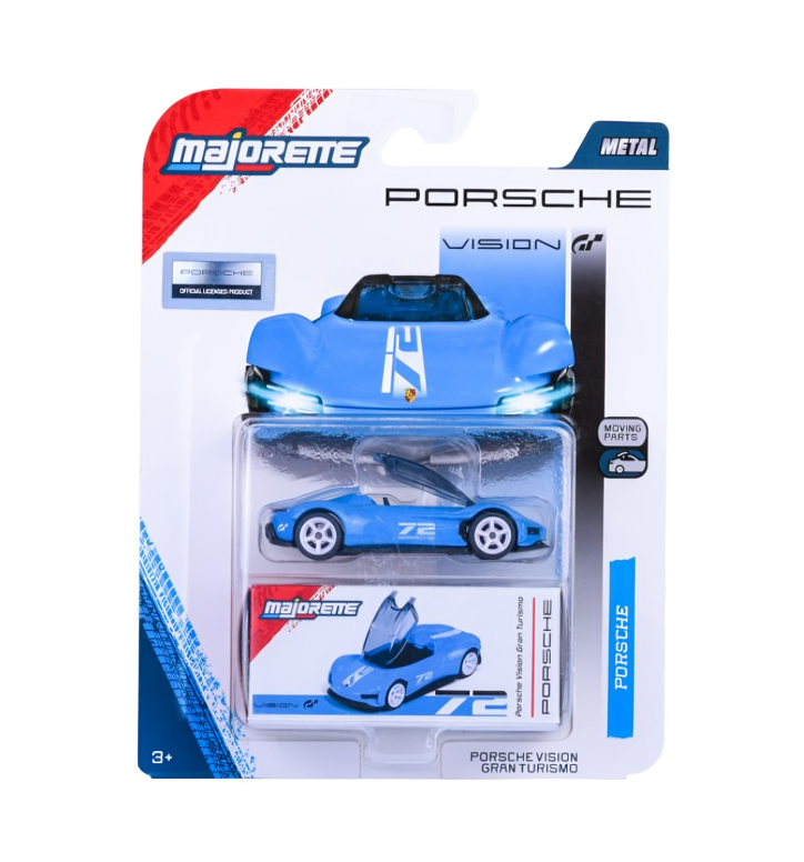 Majorette Porsche Deluxe Scale 1:64 -  Porsche Vision Gran Turisma - Blue
