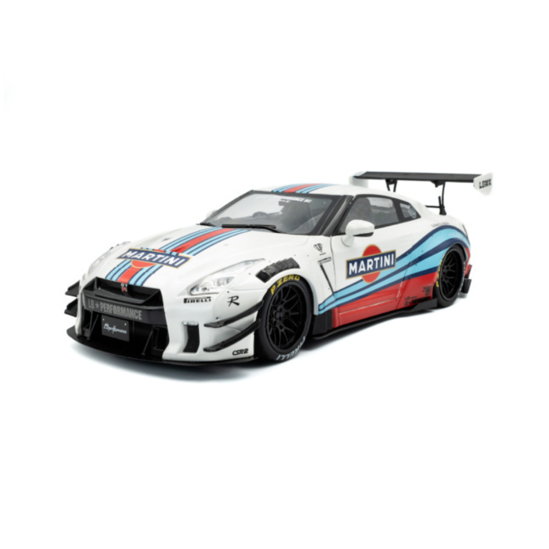SOLIDO Scale 1:18 - 2024 Nissan GT-R (R35) with Liberty Walk Body Kit 2.0