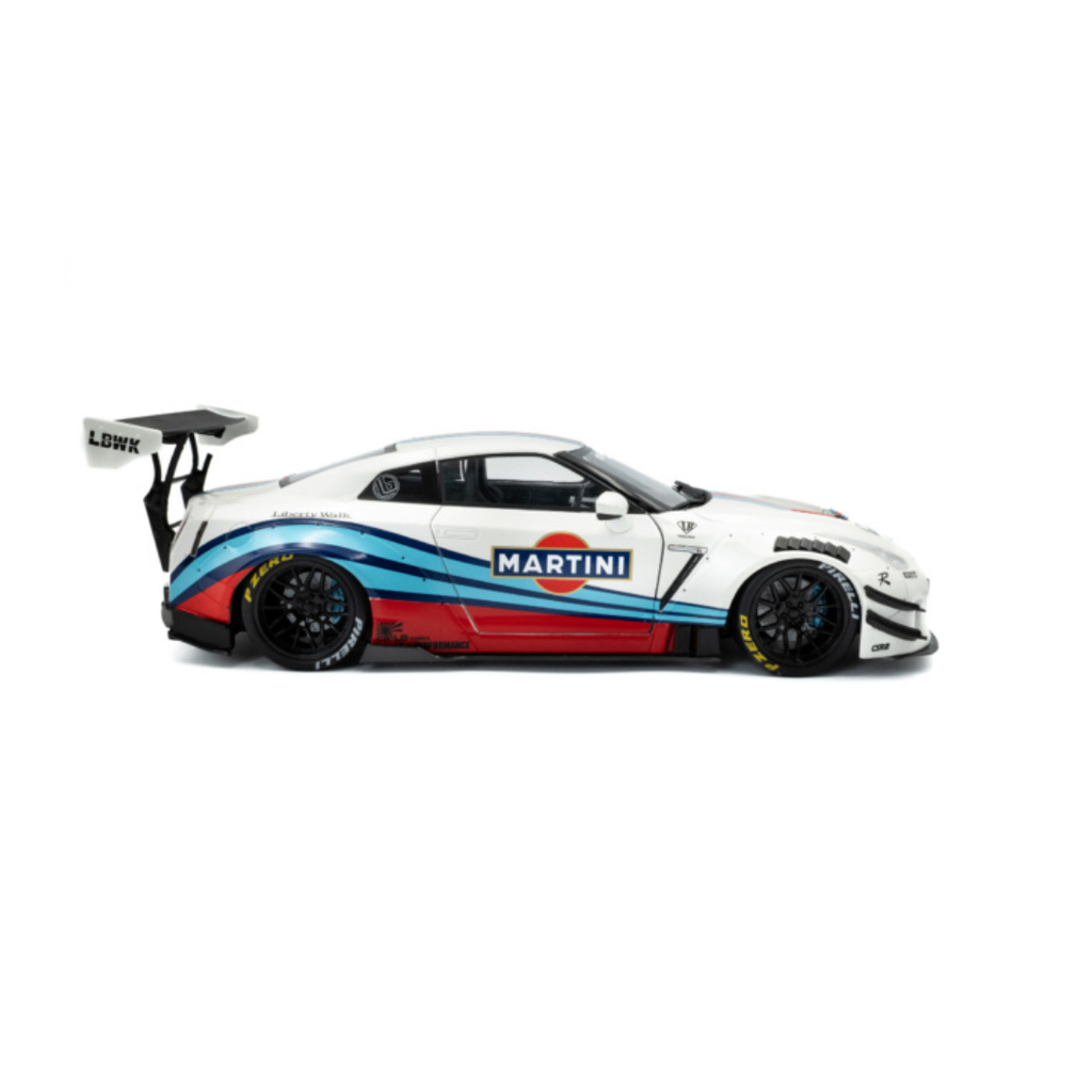 SOLIDO Scale 1:18 - 2024 Nissan GT-R (R35) with Liberty Walk Body Kit 2.0