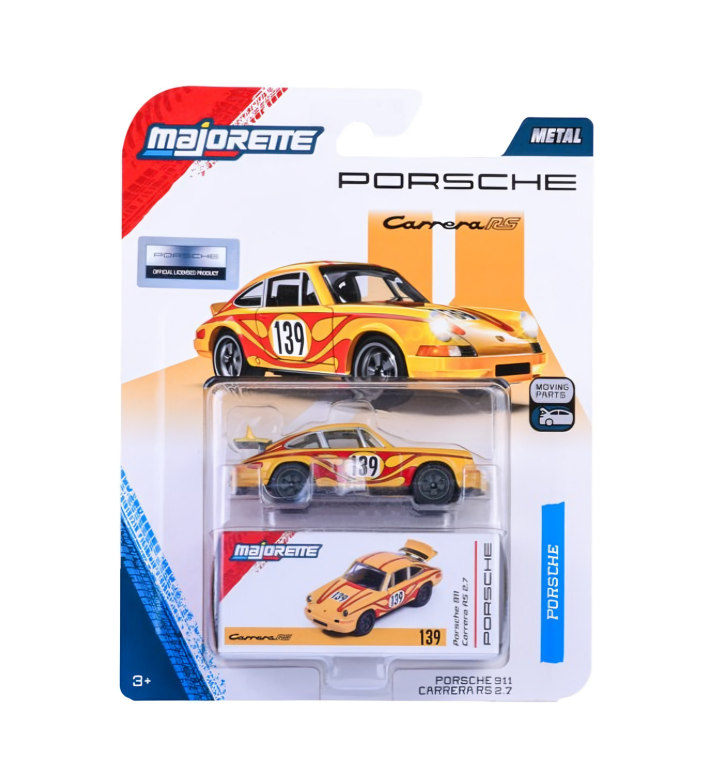 Majorette Porsche Deluxe Scale 1:64 - Porsche 911 Carrera RS 2.7