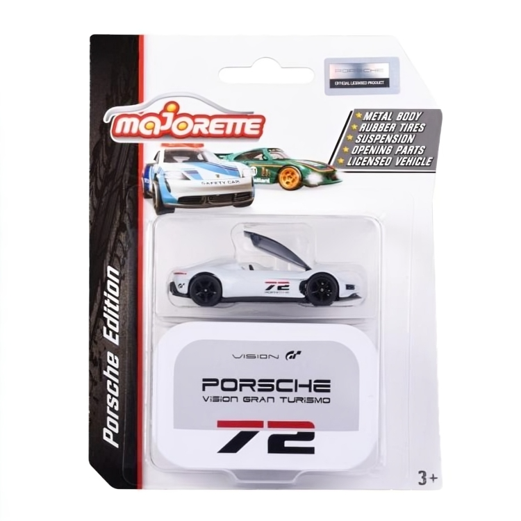 Majorette Porsche Deluxe Scale 1:64 - Porsche Vision Gran Turisma - White