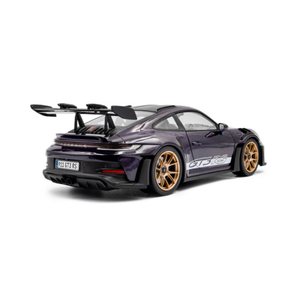 SOLIDO Scale 1:18 - 2024 Porsche 911 GT3 RS Weissach Package Viola Purple Metallic