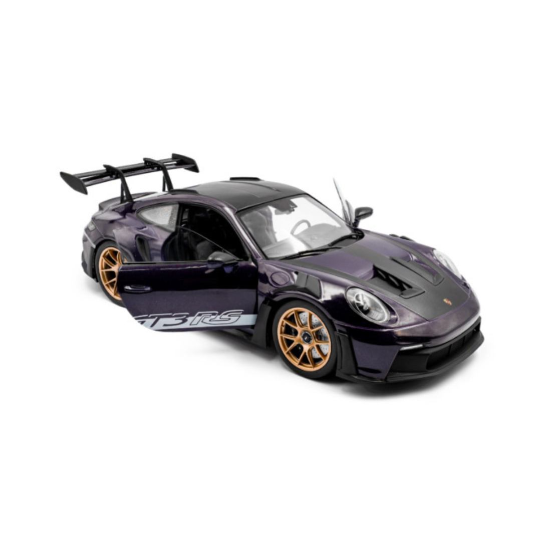 SOLIDO Scale 1:18 - 2024 Porsche 911 GT3 RS Weissach Package Viola Purple Metallic