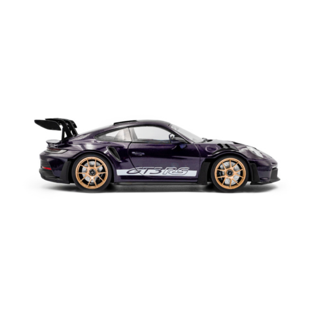 SOLIDO Scale 1:18 - 2024 Porsche 911 GT3 RS Weissach Package Viola Purple Metallic