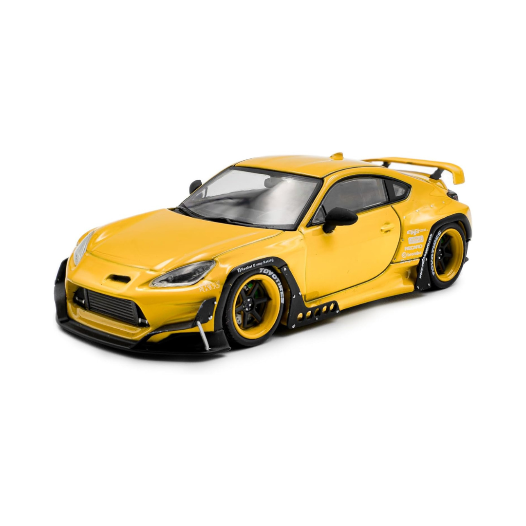 SOLIDO Scale 1:43 - Pandem Toyota GR86 Yellow 2022