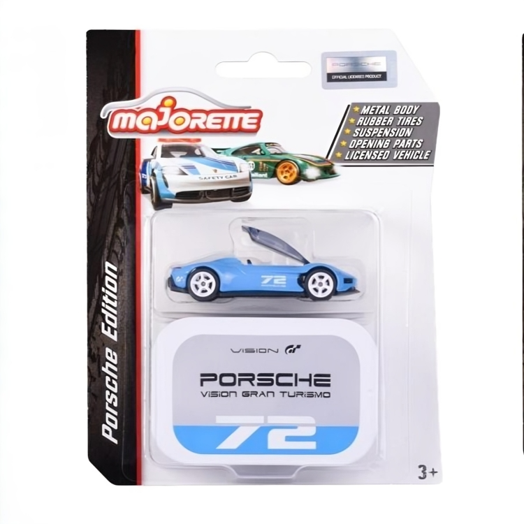 Majorette Porsche Deluxe Scale 1:64 -  Porsche Vision Gran Turisma - Blue