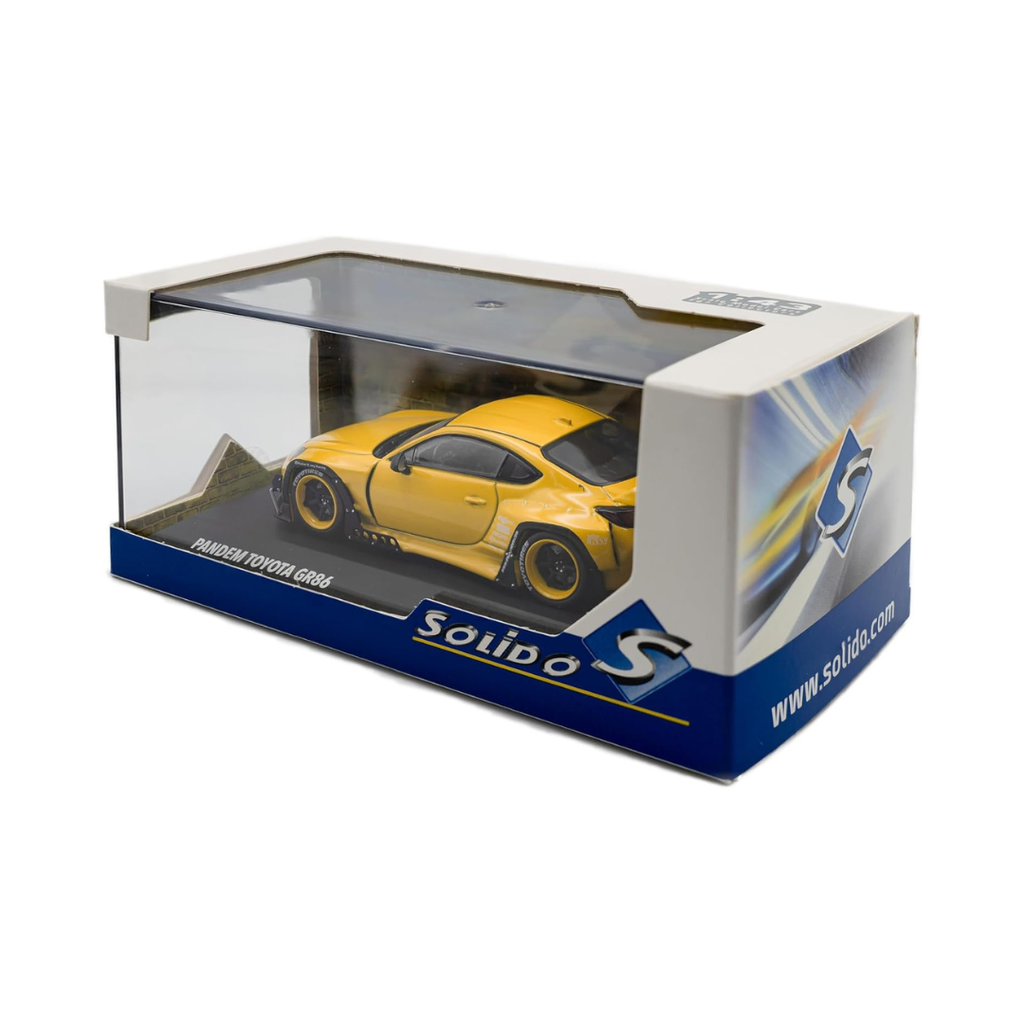 SOLIDO Scale 1:43 - Pandem Toyota GR86 Yellow 2022