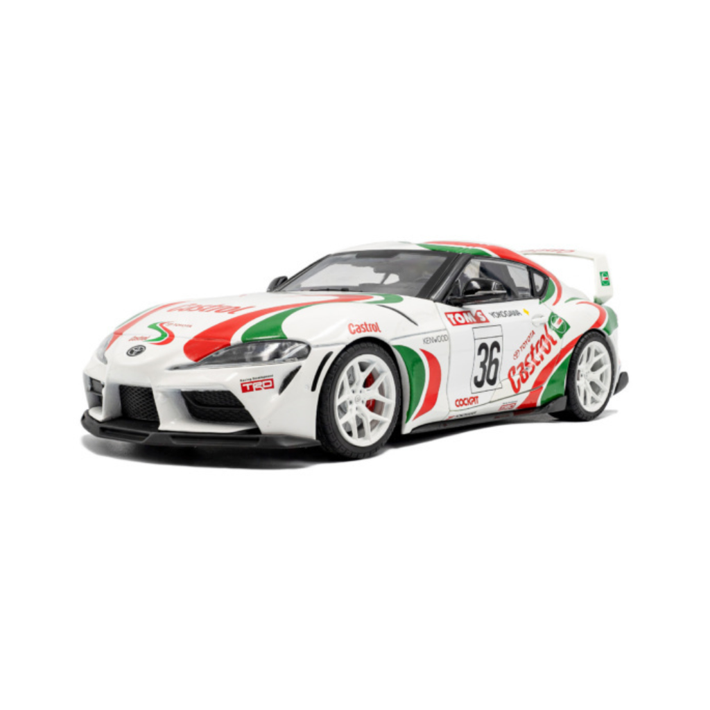 SOLIDO Scale 1:18 - 2024 Toyota GR Supra Toyota Racing Tribute White