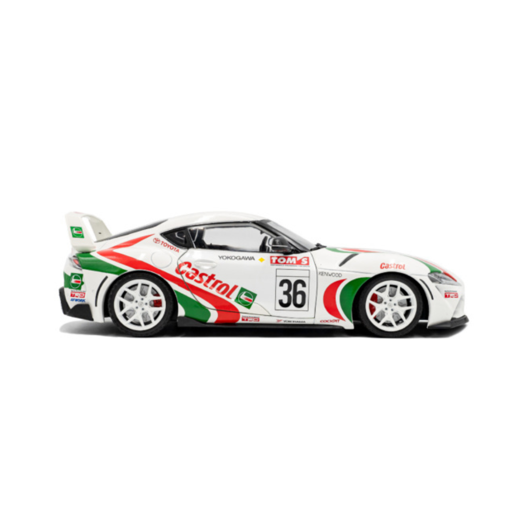 SOLIDO Scale 1:18 - 2024 Toyota GR Supra Toyota Racing Tribute White