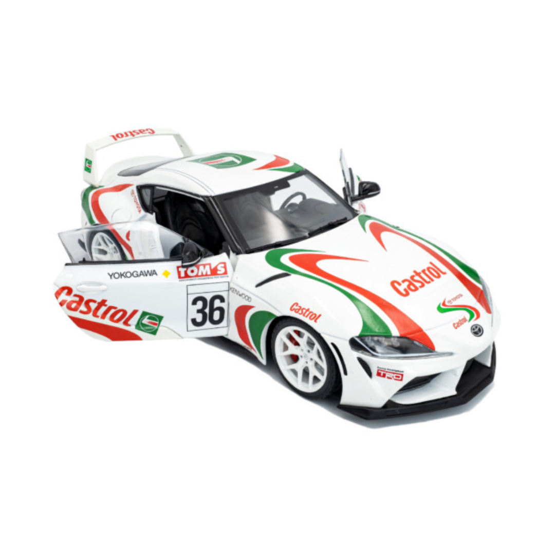 SOLIDO Scale 1:18 - 2024 Toyota GR Supra Toyota Racing Tribute White