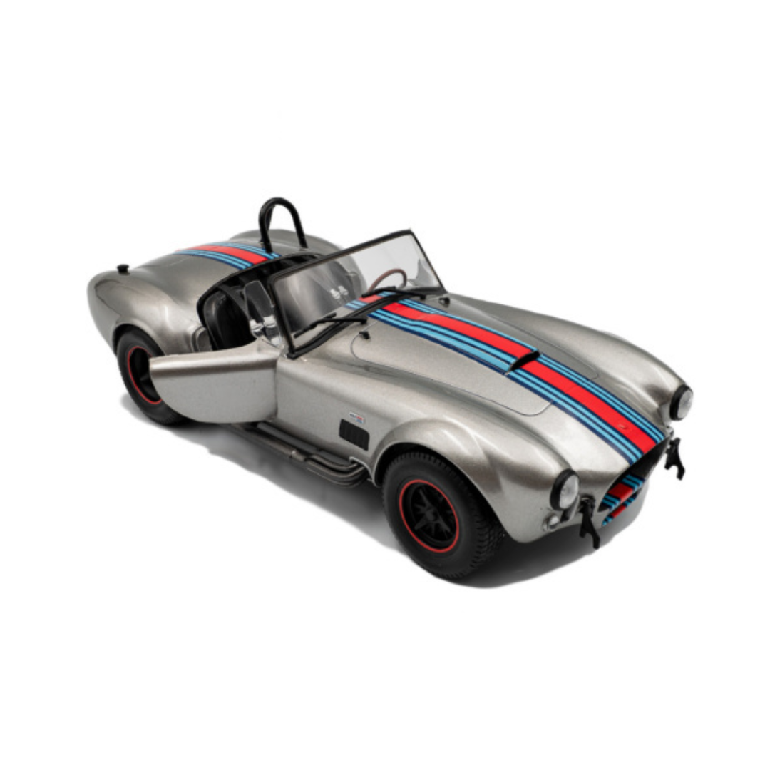 SOLIDO Scale 1:18 - 1965 Shelby Cobra 427 MKII Solido Works M Racing Silver