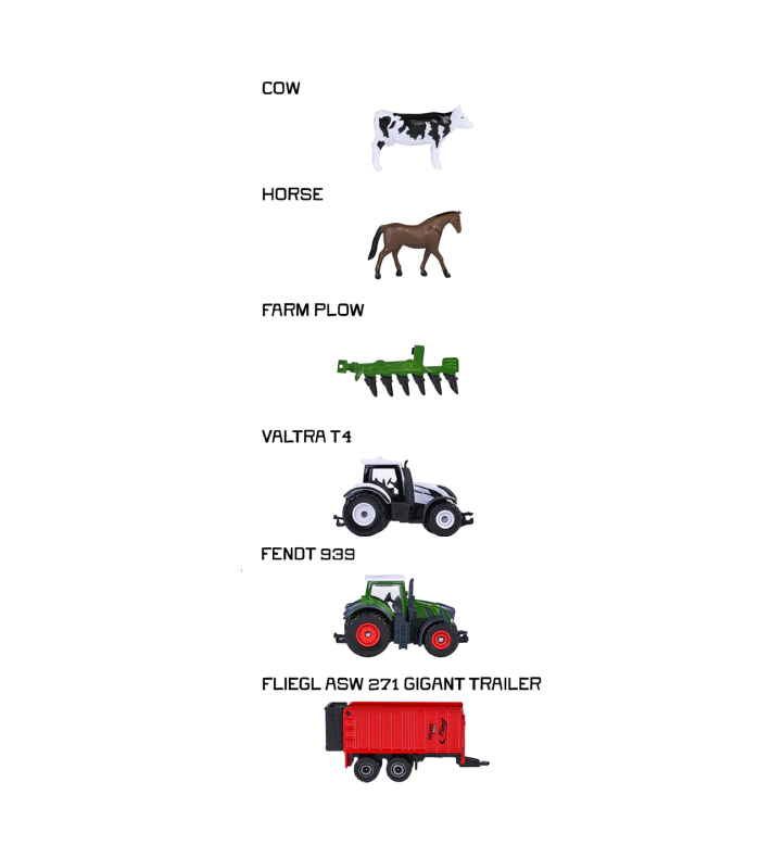 Majorette Farm 5 Pieces Set 2 - Scale 1:64