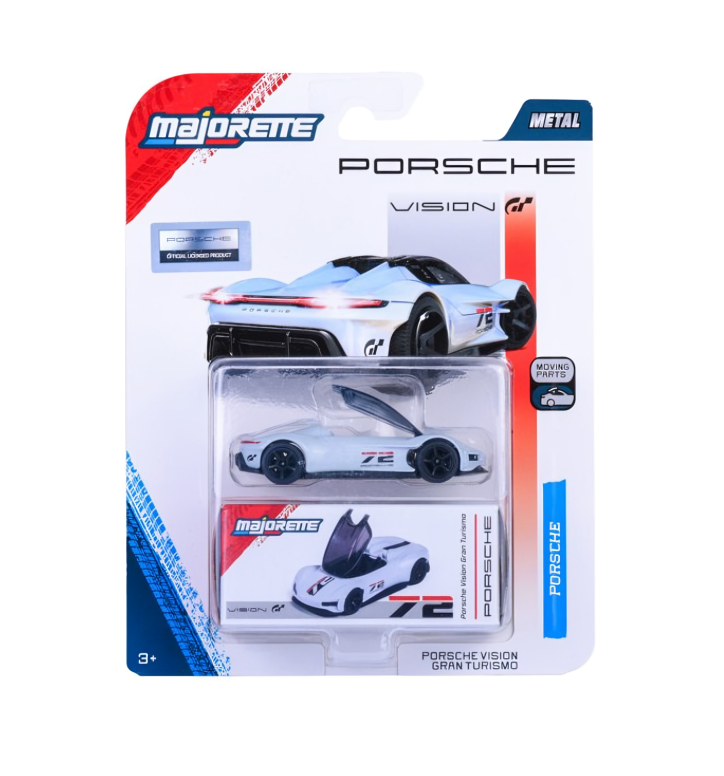Majorette Porsche Deluxe Scale 1:64 - Porsche Vision Gran Turisma - White