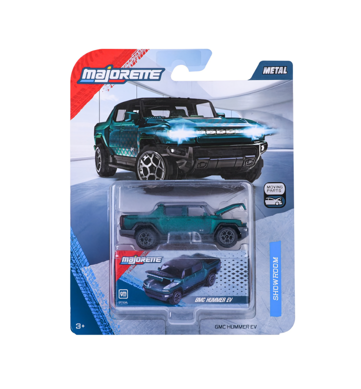 Majorette Showroom Deluxe Car Scale 1:64 - GMC Hummer EV