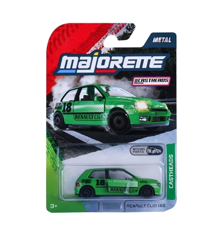 Majorette Castheads Premium Scale 1:64 - Renault Clio 16S