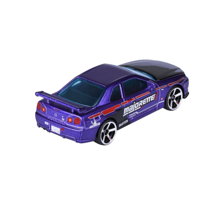 Majorette JDM Legends Deluxe Scale 1:64 - Nissan Skyline GT-R (R34)
