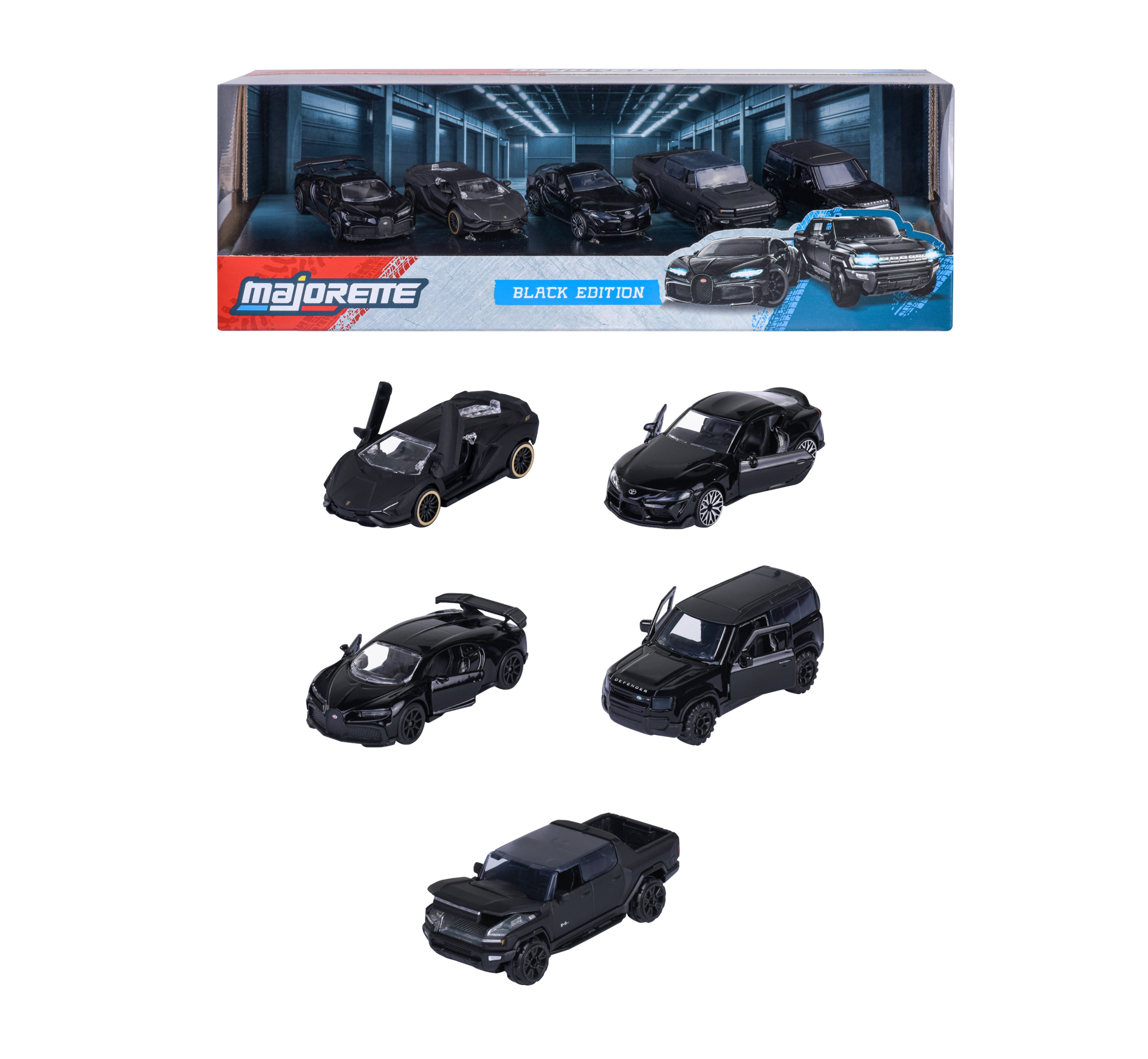 Majorette Black Edition 5 Pieces Giftpack - Scale 1:64