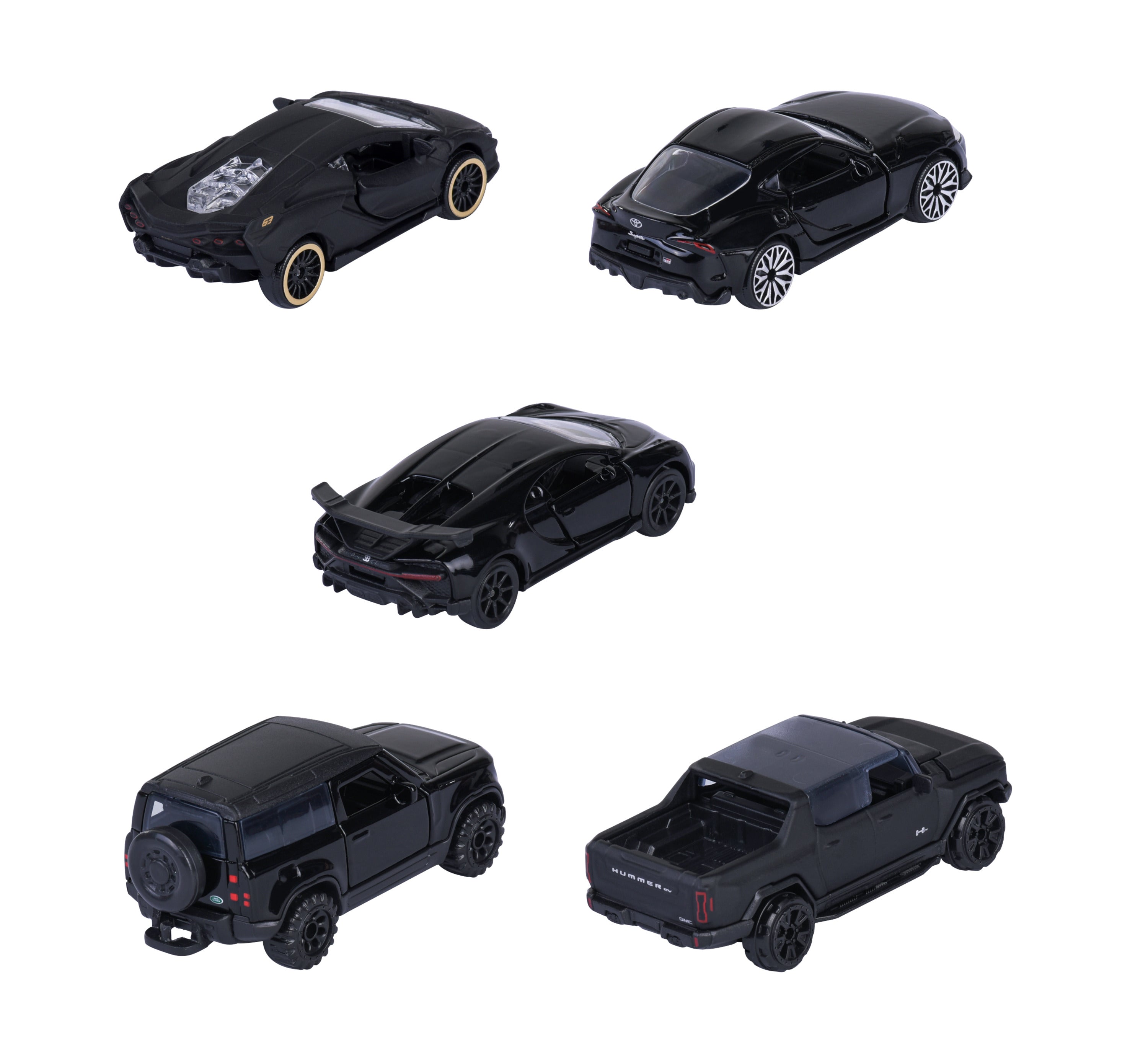Majorette Black Edition 5 Pieces Giftpack - Scale 1:64