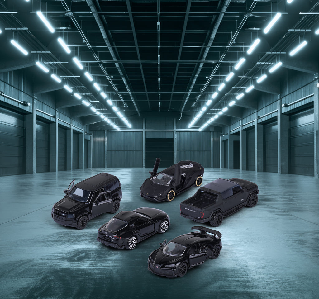 Majorette Black Edition 5 Pieces Giftpack - Scale 1:64