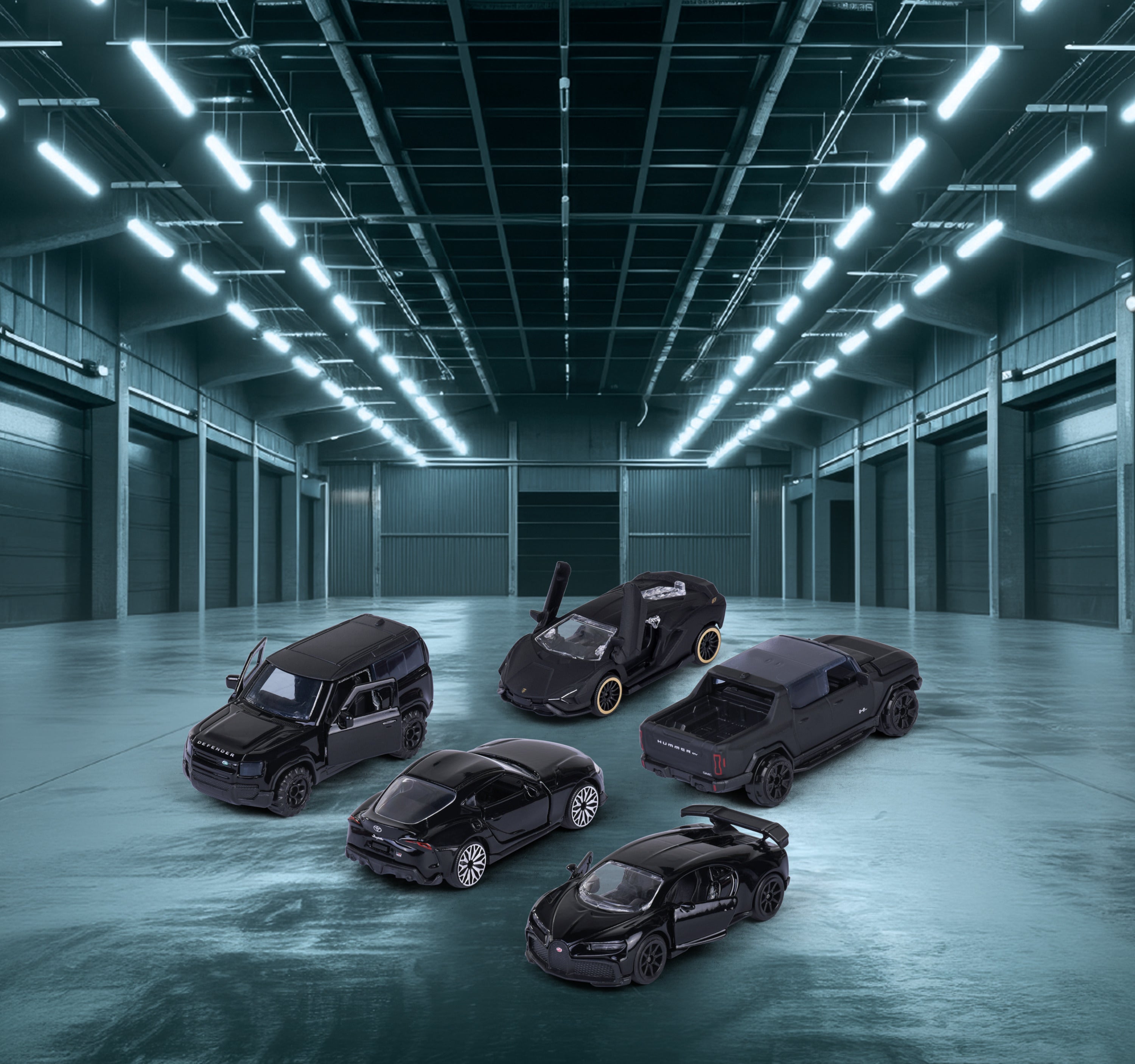 Majorette Black Edition 5 Pieces Giftpack - Scale 1:64