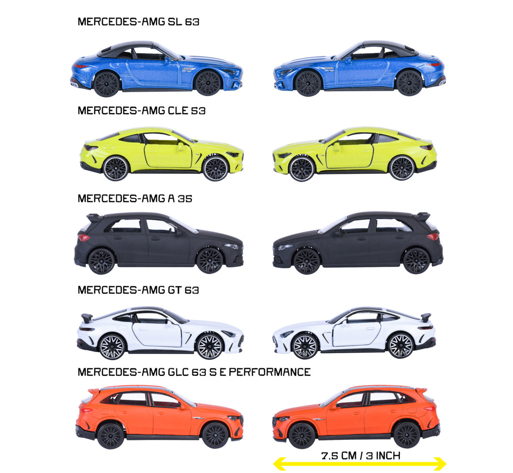 Majorette Mercedes-AMG 5 Pieces Giftpack - Scale 1:64