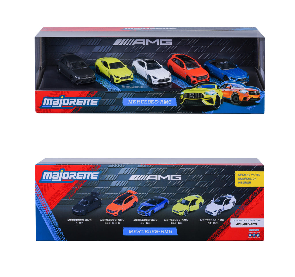 Majorette Mercedes-AMG 5 Pieces Giftpack - Scale 1:64