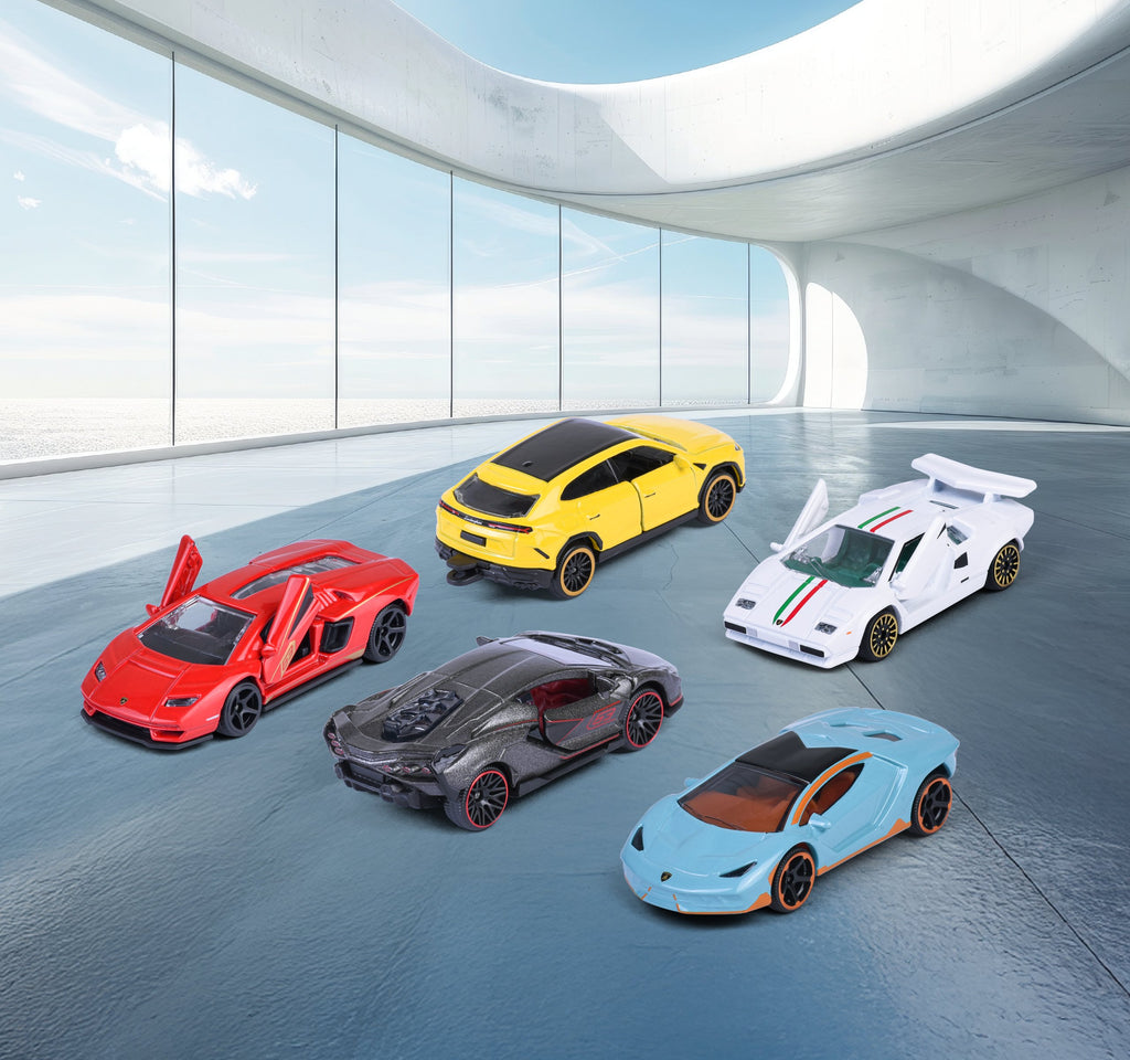 Majorette Lamborghini 5 Pieces Giftpack - Scale 1:64