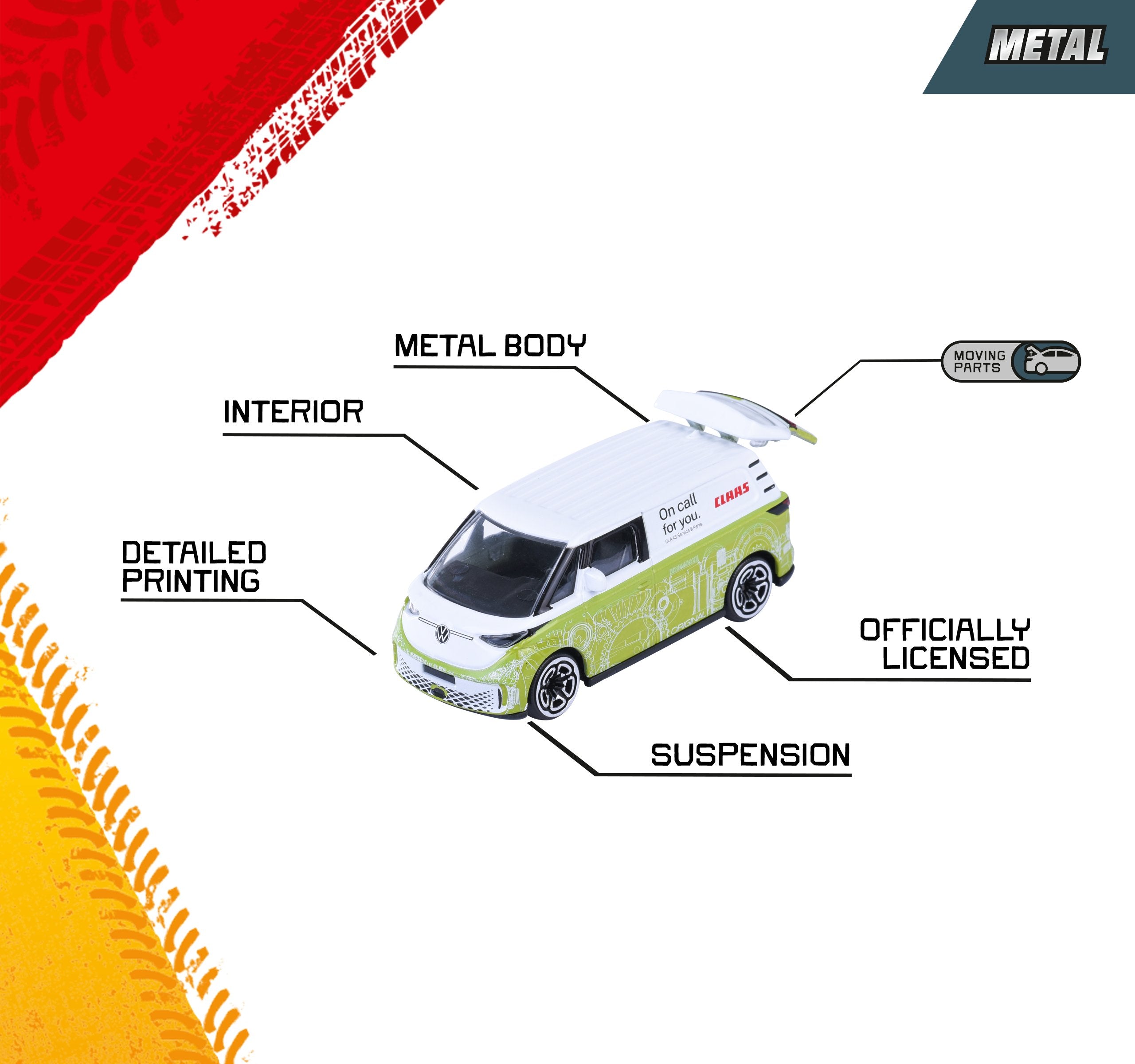 Majorette Claas Farm 5 Pieces Giftpack - Scale 1:64