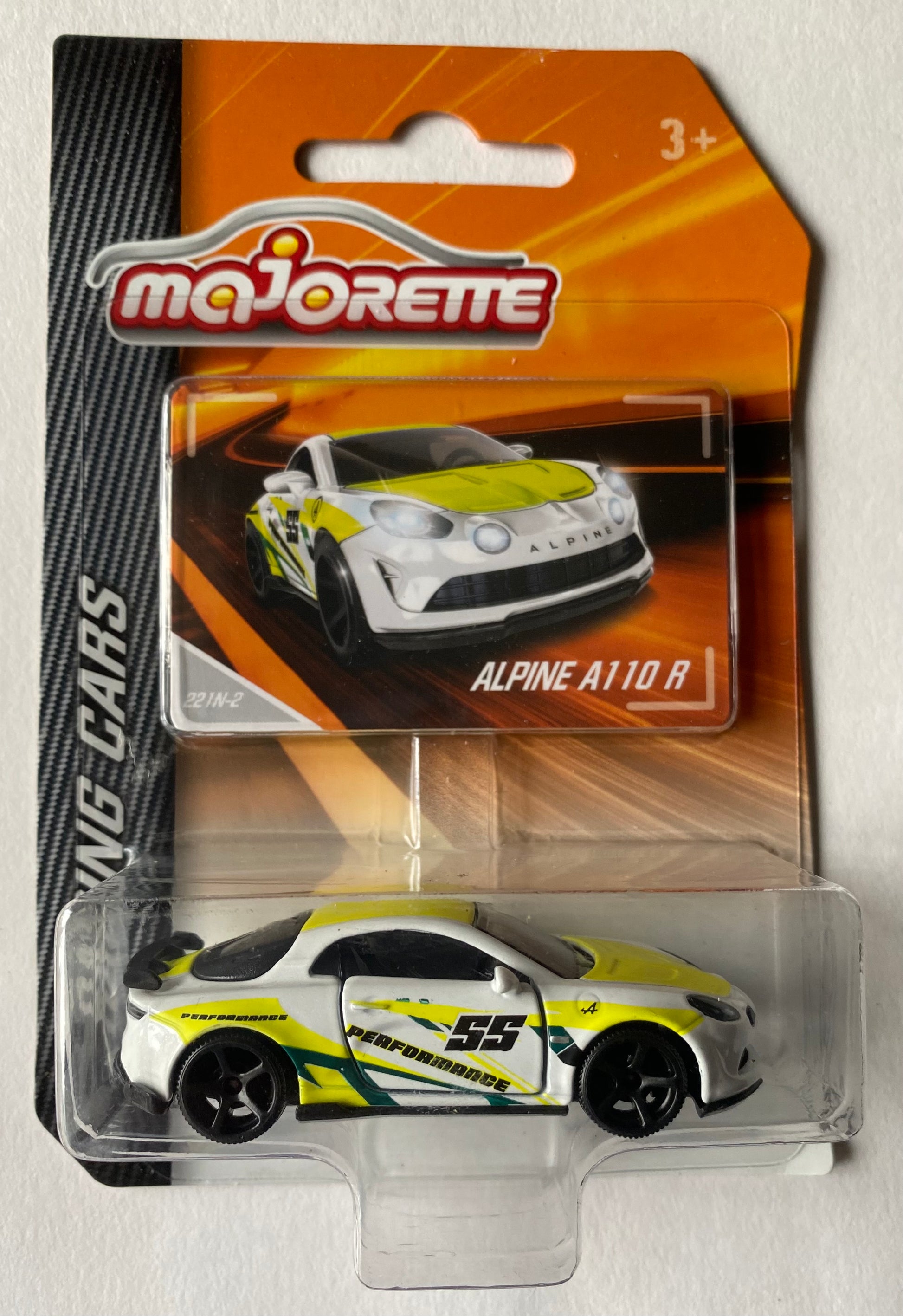 Majorette Racing Scale 1:64 - ALPINE A110 R - White