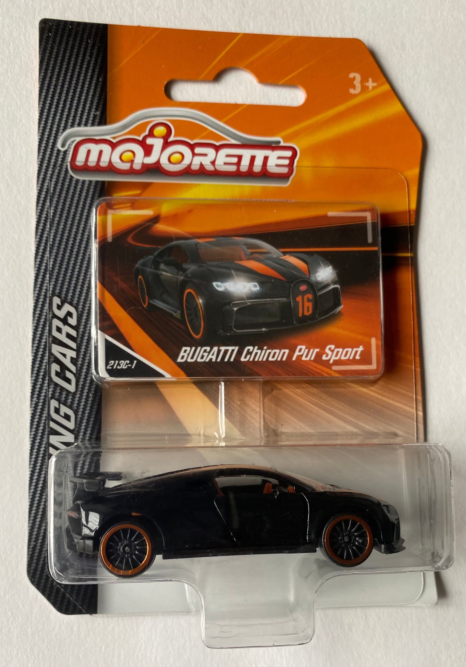 Majorette Racing Scale 1:64 - BUGATTI Chiron Pur Sport - Black