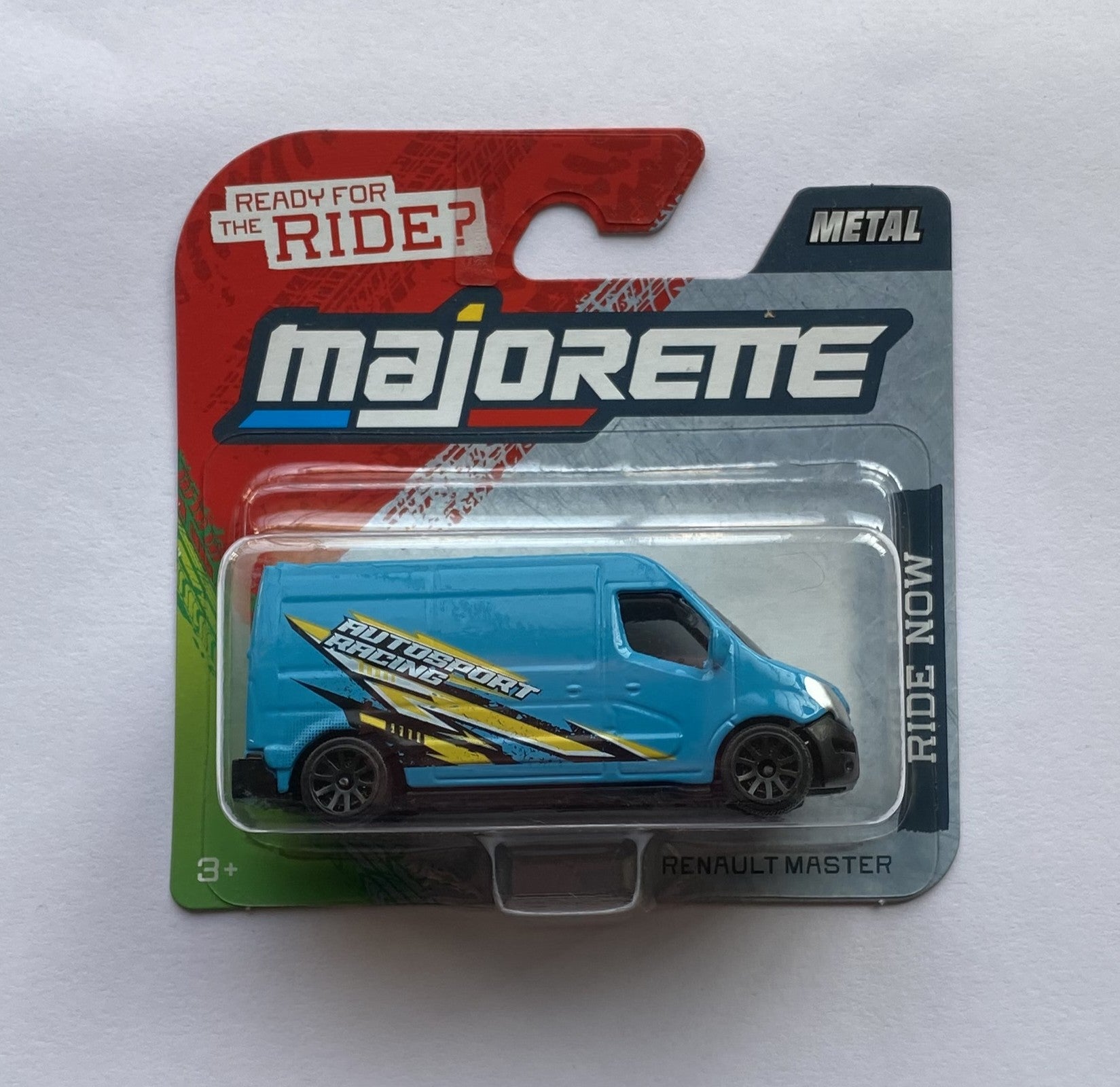 Majorette Ride Now Street Car Scale 1:64 - Renault Master - Autosport Racing