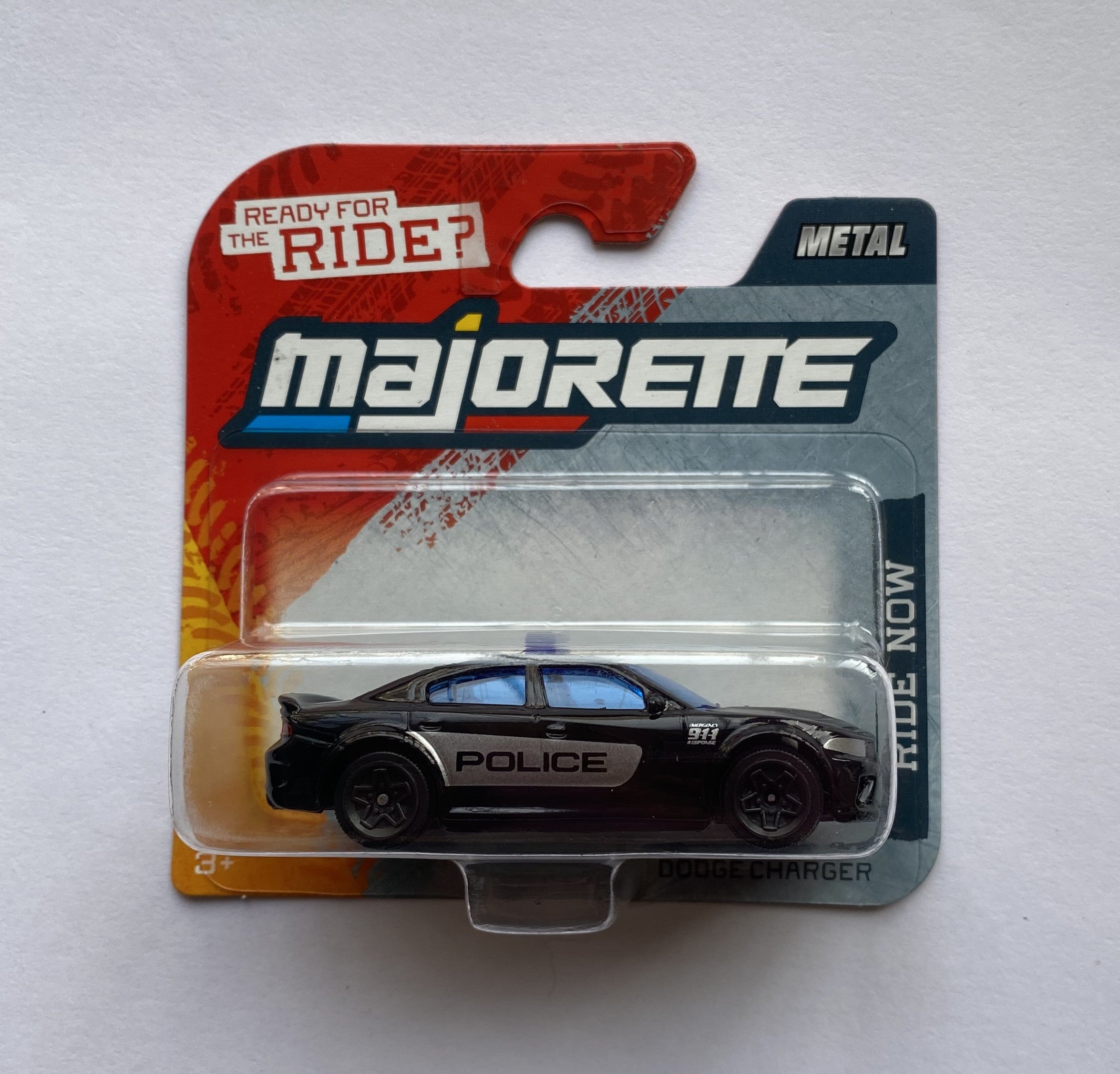 Majorette Ride Now Street Car Scale 1:64 - Dodge Charger - Police