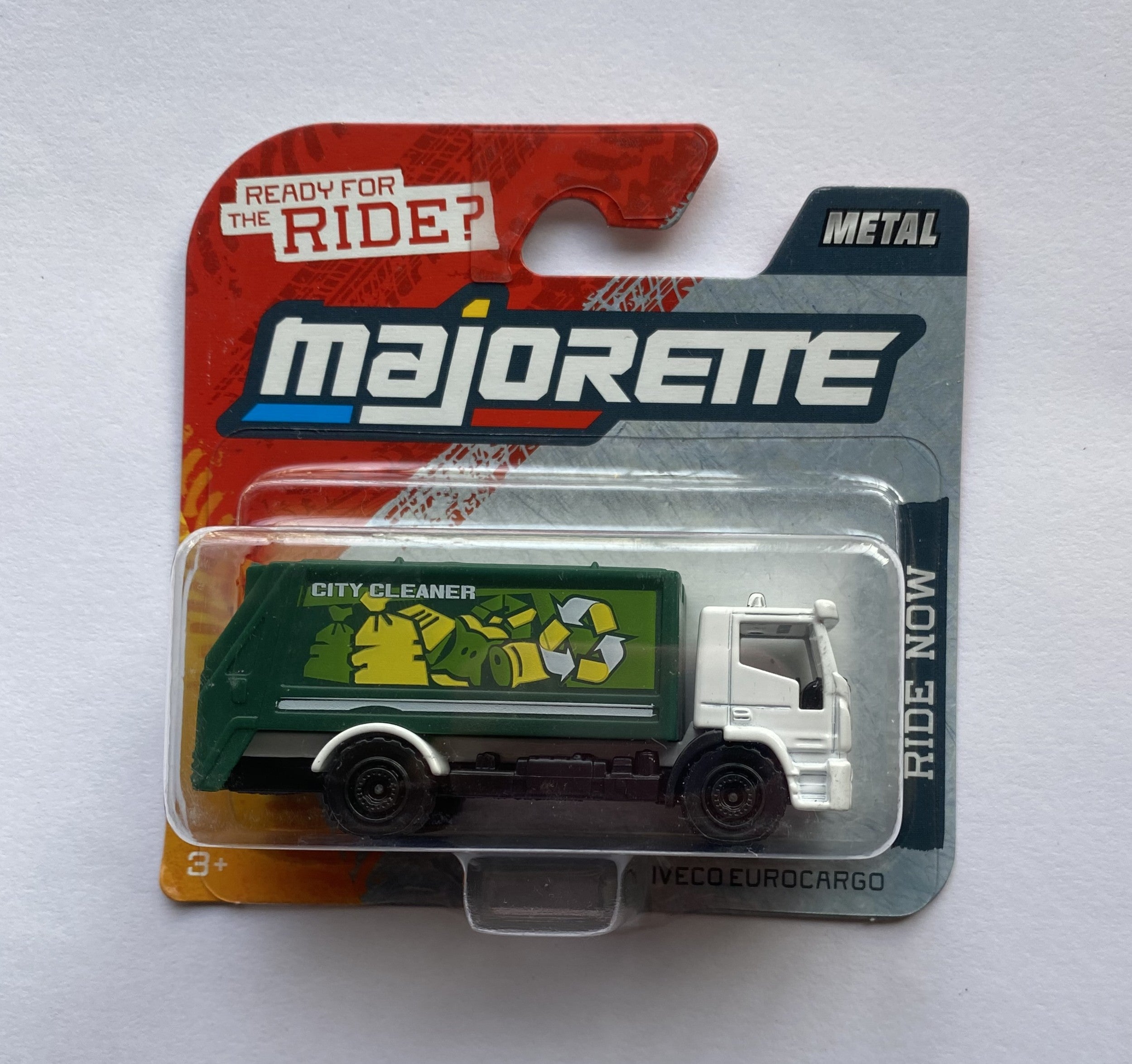 Majorette Ride Now Street Car Scale 1:64 - Iveco Eurocargo - City Cleaner