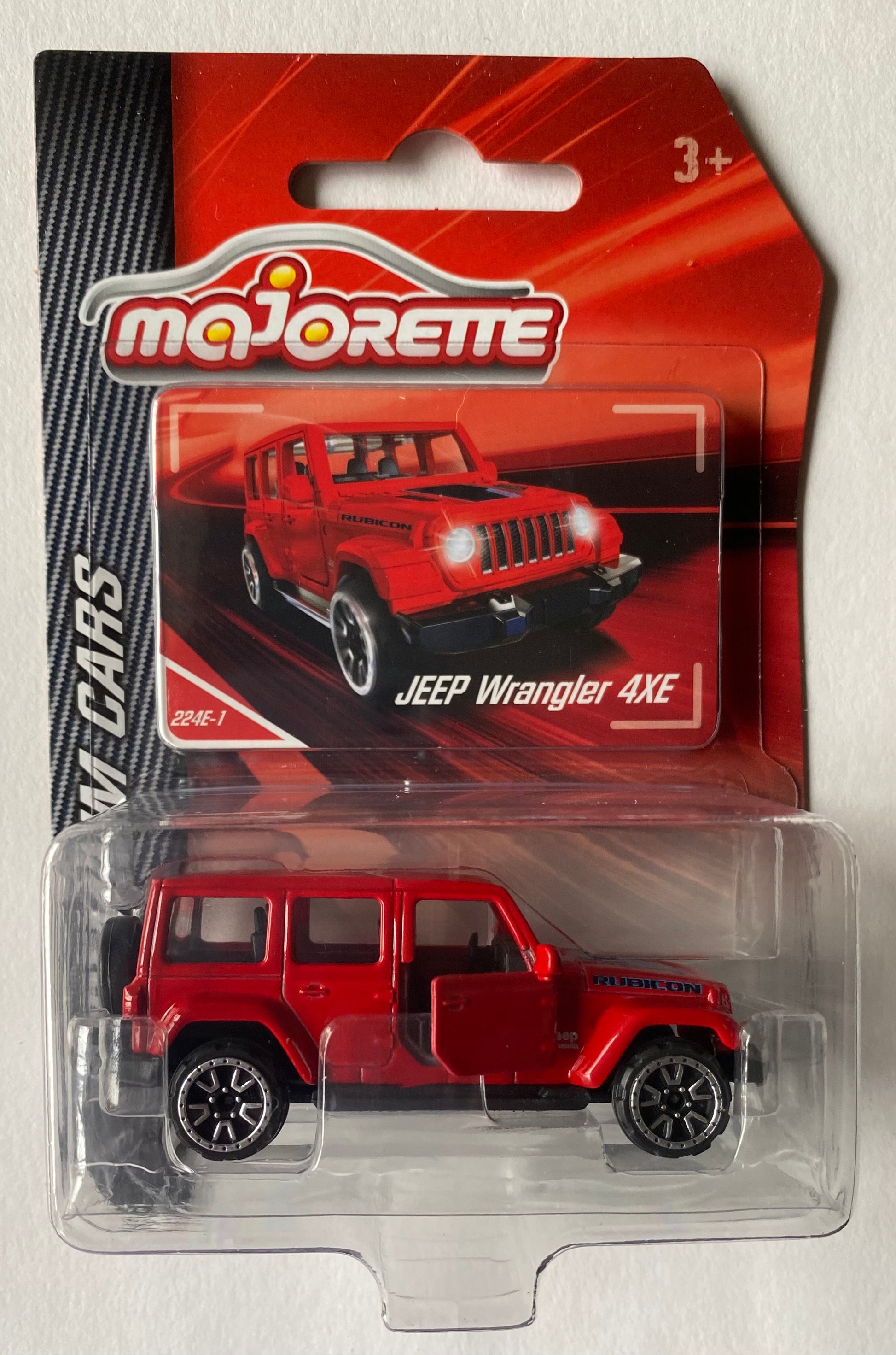 Majorette Premium Scale 1:64 - JEEP Wrangler 4XE - Red