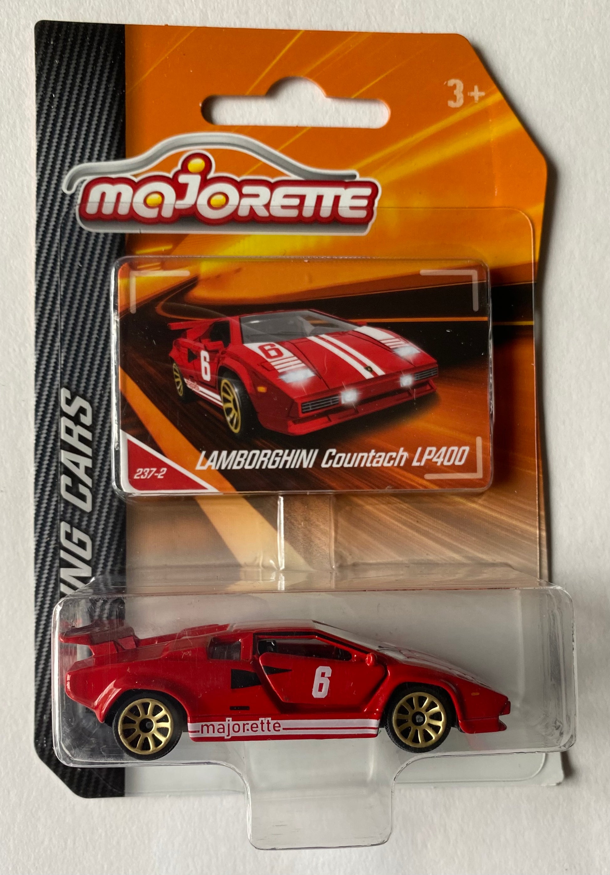 Majorette Racing Scale 1:64 - LAMBORGHINI Countach LP400