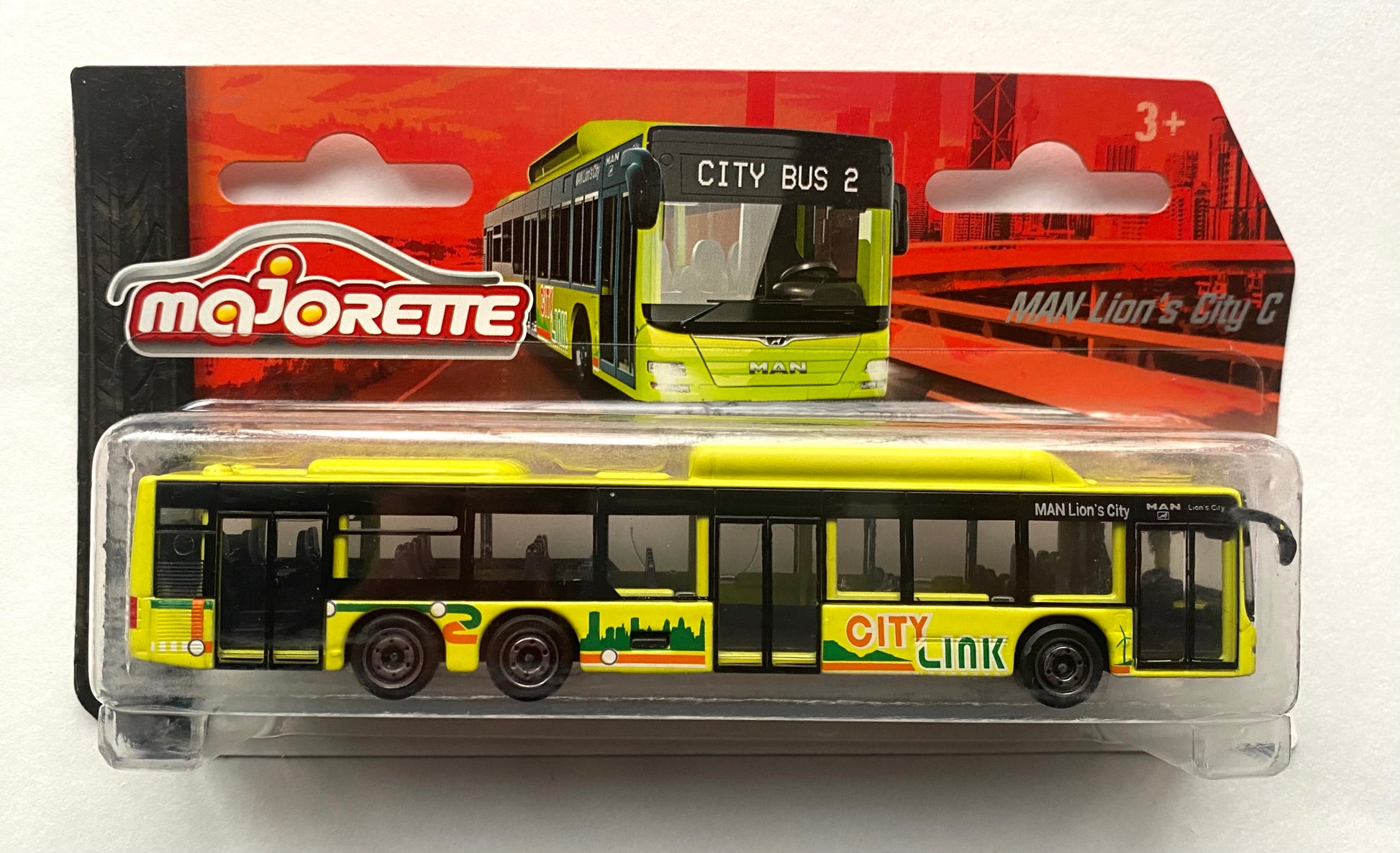 Majorette City Bus Scale 1:64 - MAN Lion's City C