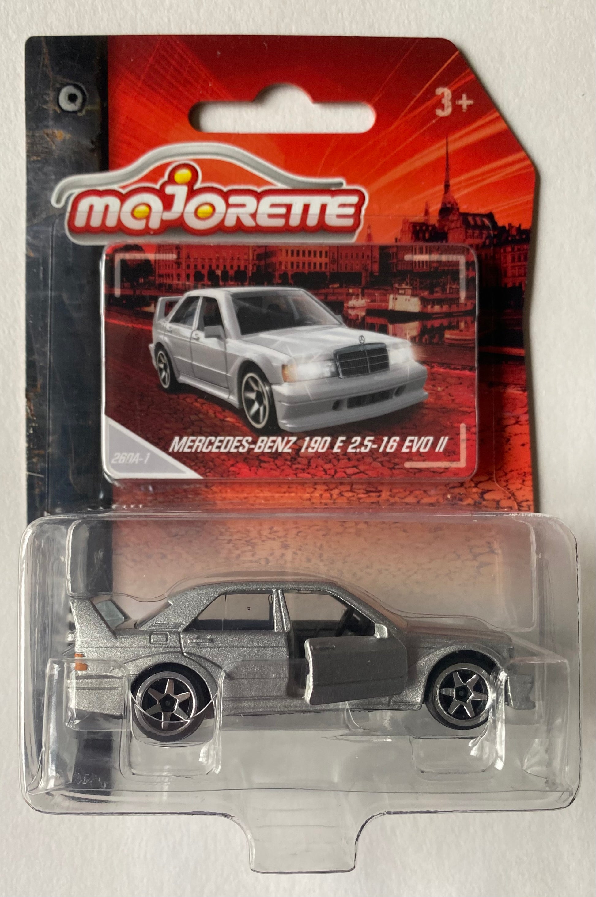 Majorette Vintage Scale 1:64 - MERCEDES-BENZ 190 E 2.5-16 EVO II