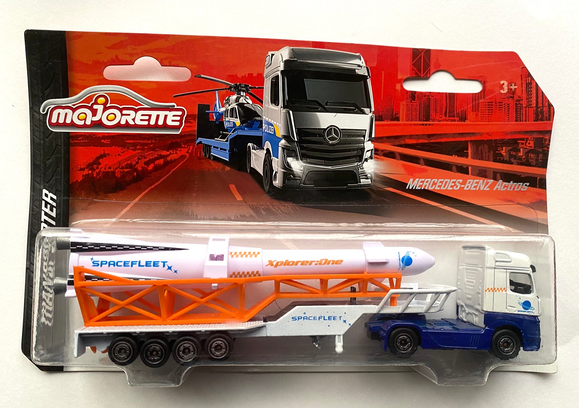 Majorette Transporter Scale 1:64 - MERCEDES-BENZ Actros
