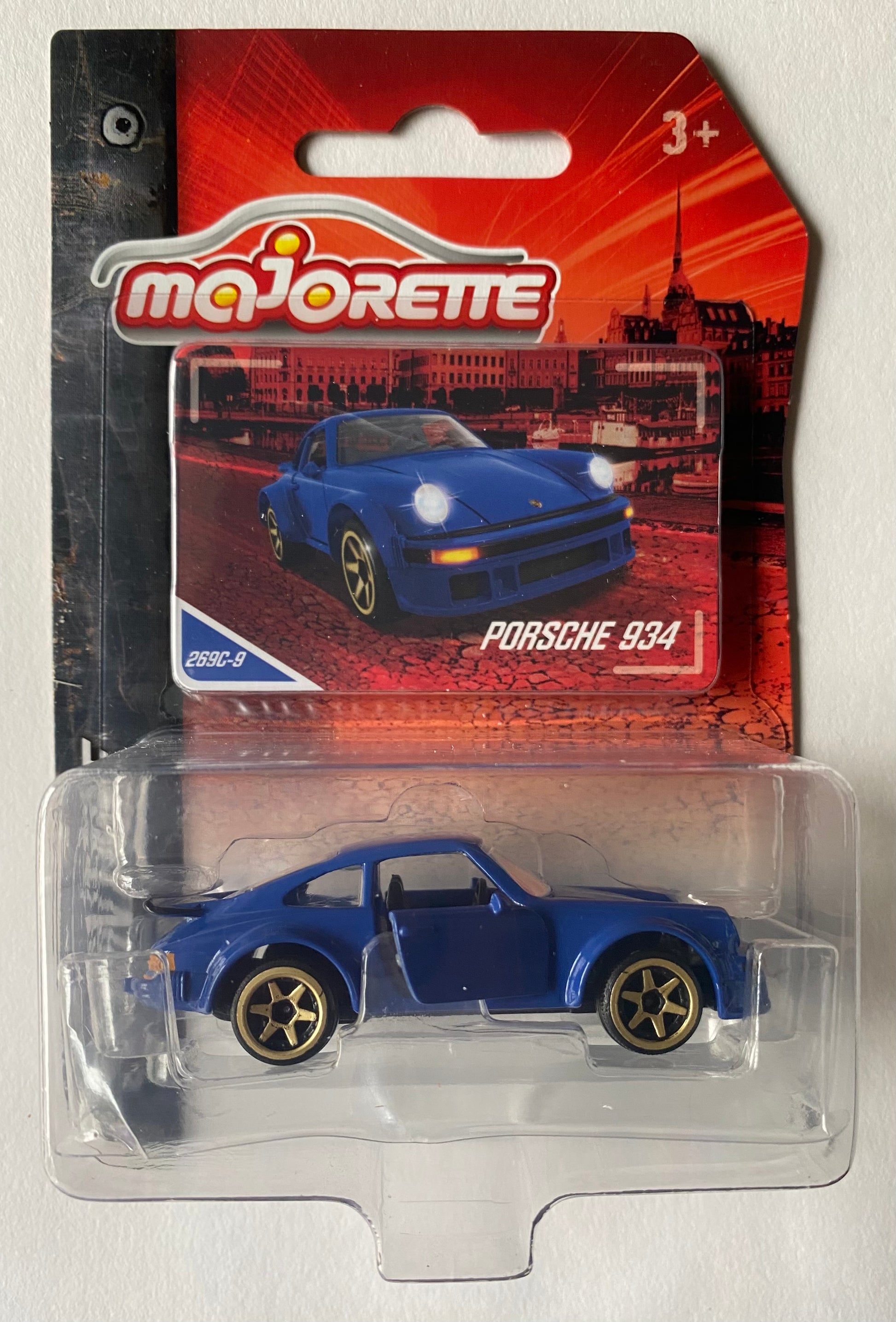 Majorette Vintage Scale 1:64 - PORSCHE 934 - Blue
