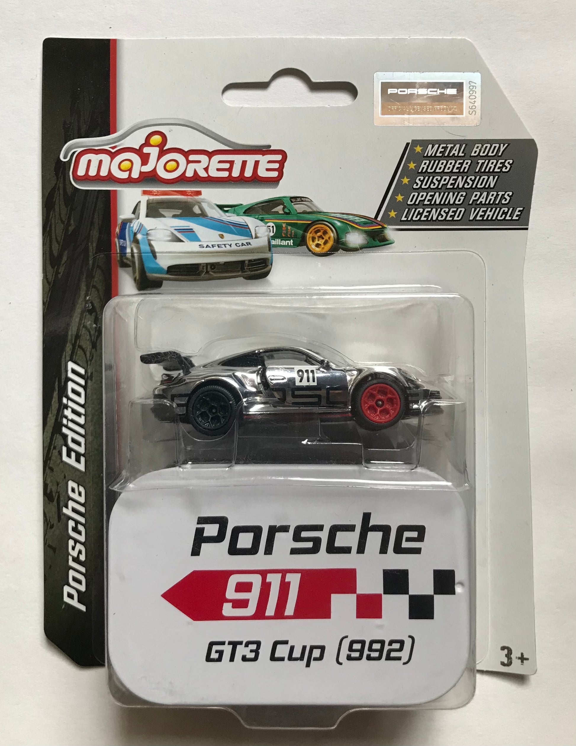 Majorette Porsche Edition Scale 1:64 - Porsche 911 - GT3 Cup (992)