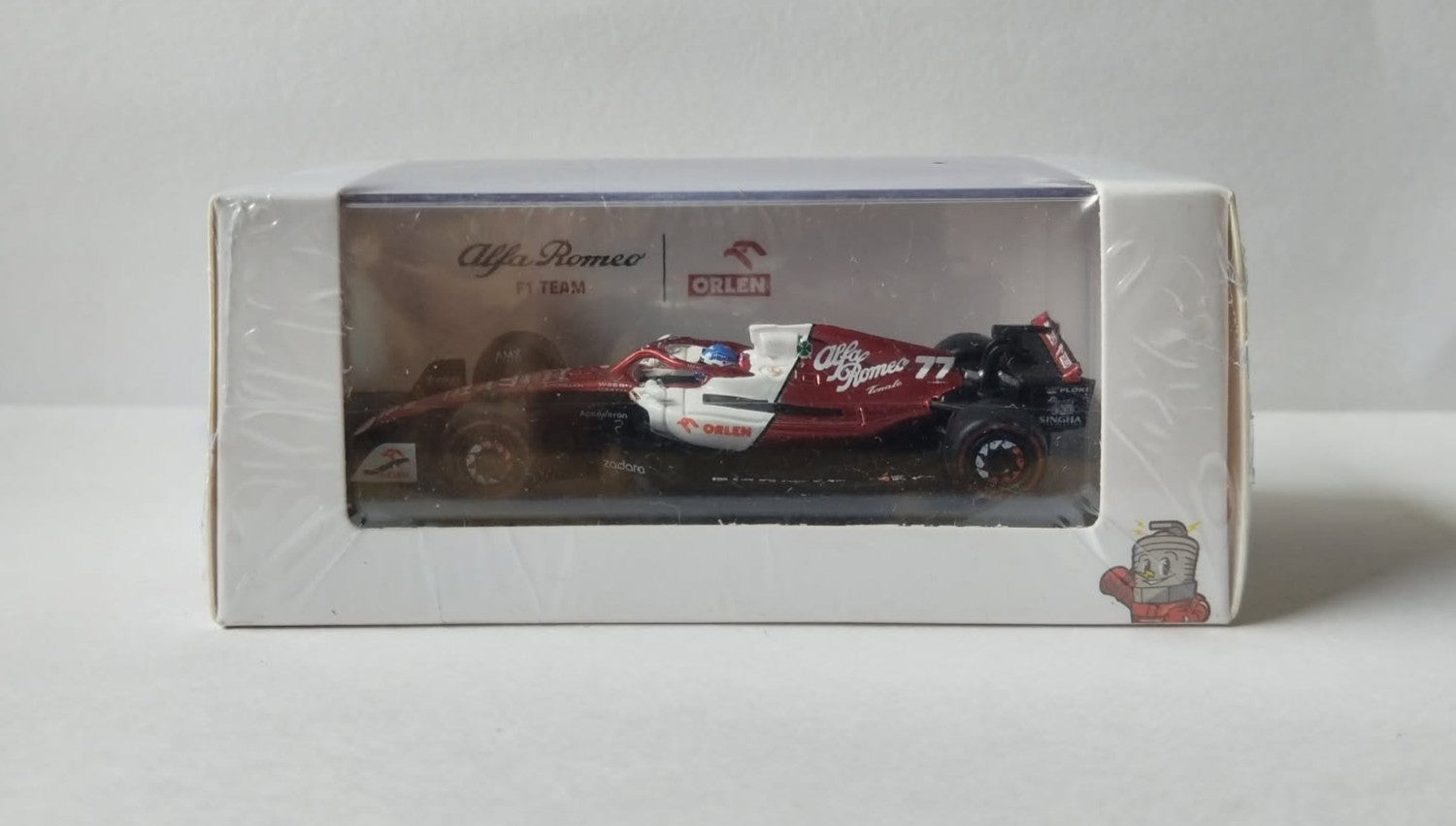Sparky Scale 1:64 - Alfa Romeo F1 Team ORLEN C42, 6th Place, 2022 Bahrain GP