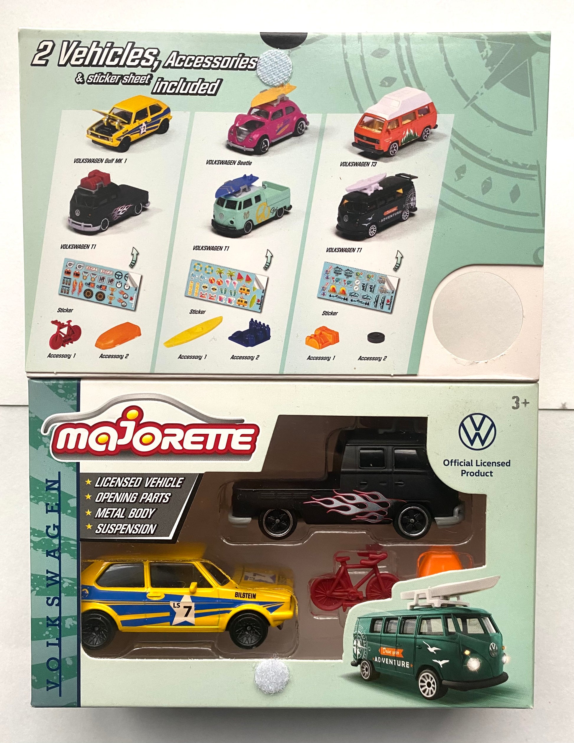 Majorette The Originals Scale 1:64 - VOLKSWAGEN Golf MK 1 & T1