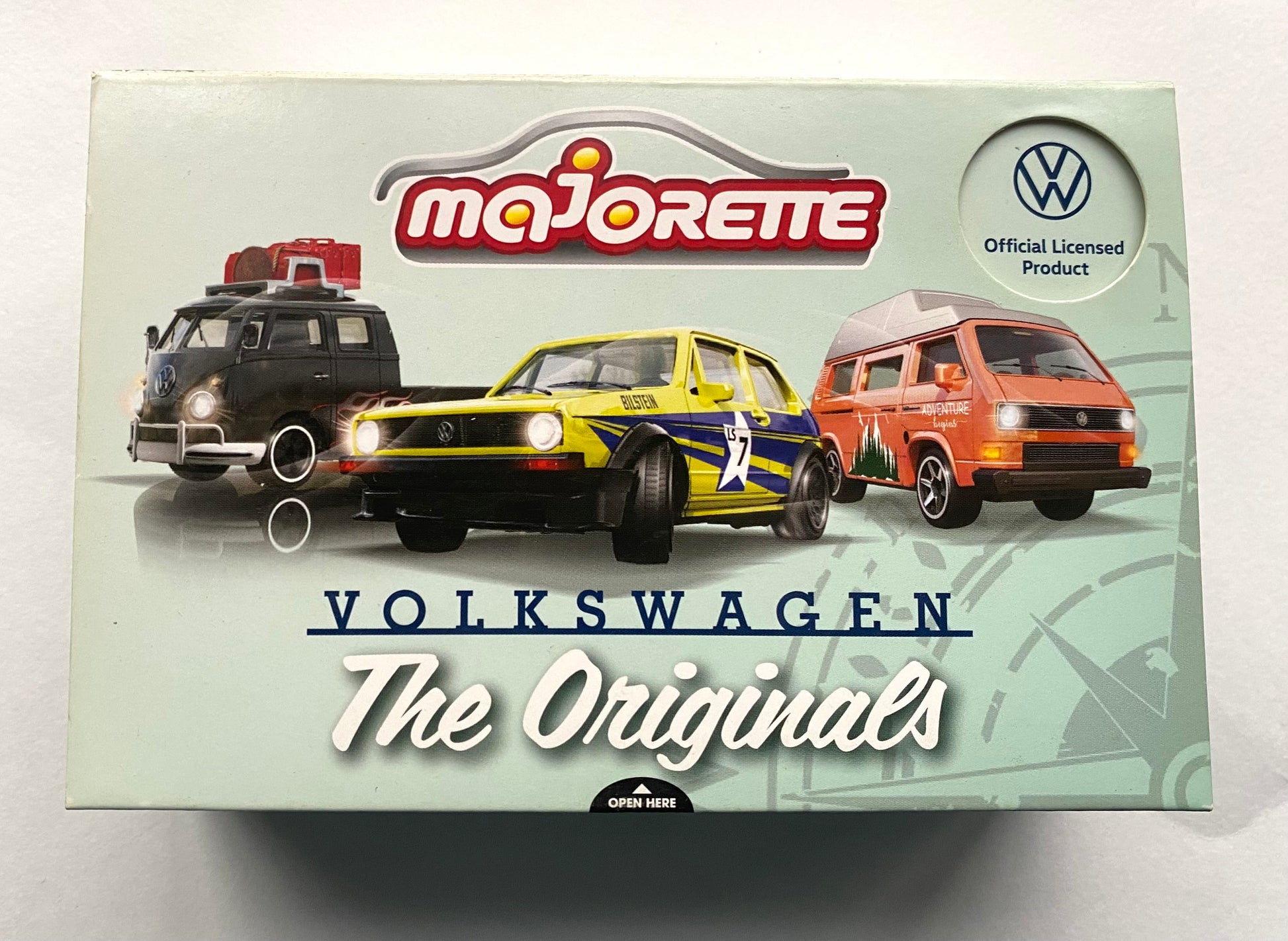 Majorette The Originals Scale 1:64 - VOLKSWAGEN Golf MK 1 & T1