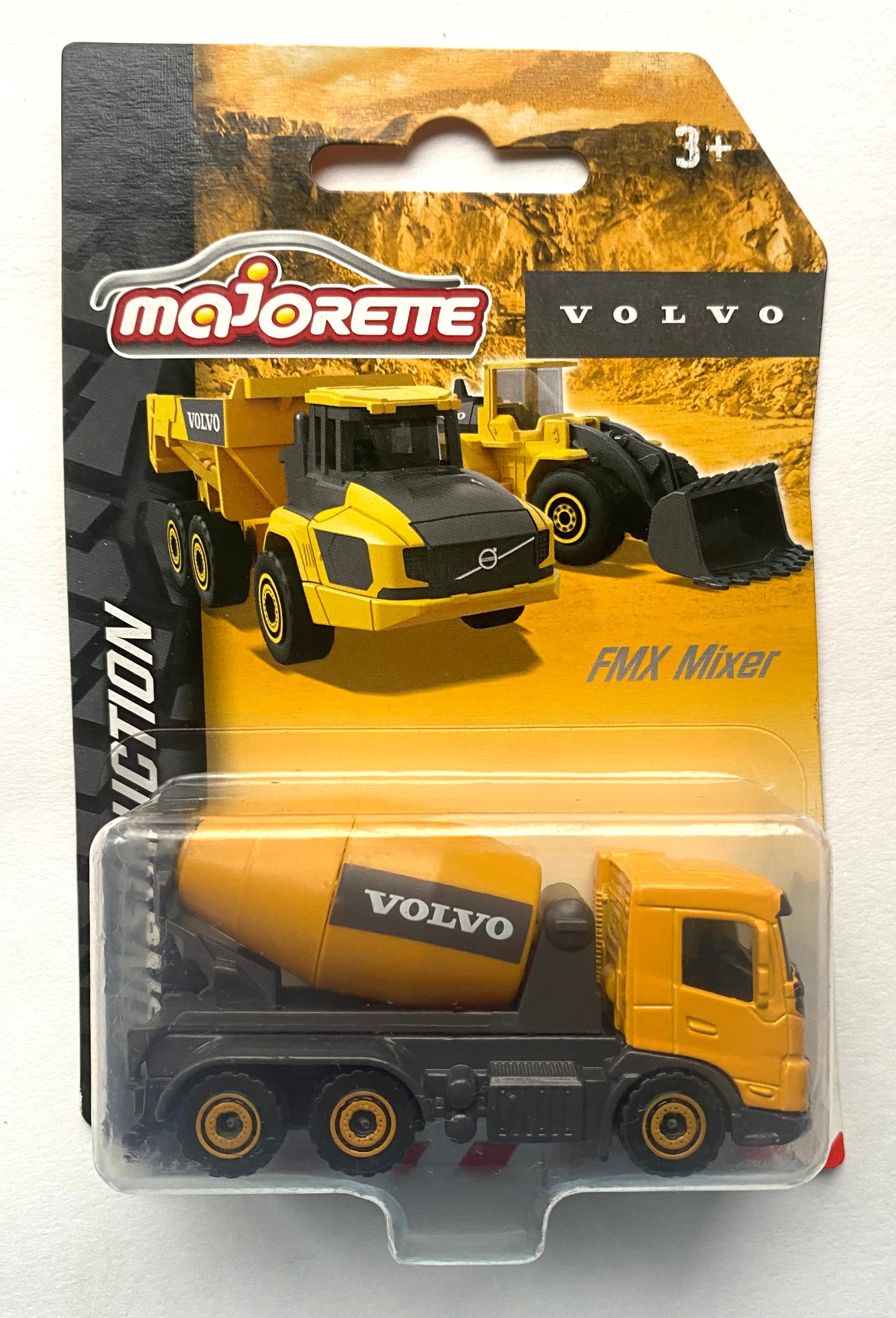 Majorette Construction Scale 1:64 - VOLVO FMX Mixer