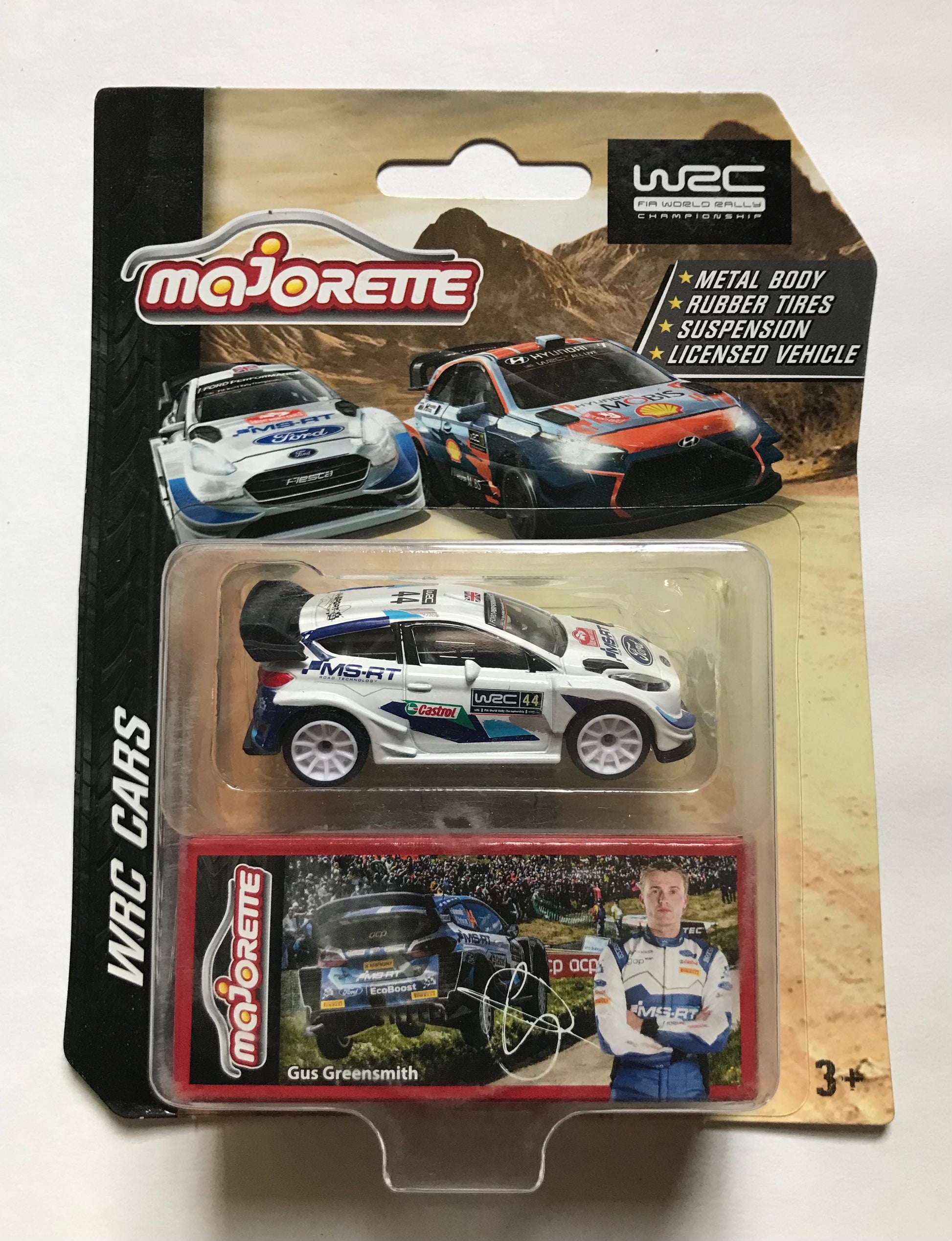 Majorette WRC 1:64 Scale Ford Fiesta - Gus Greensmith